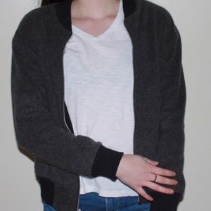 Cute two tone bomber